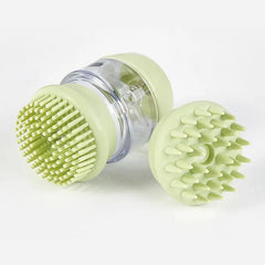 New Pet Products Cat Dog Bath Brush Silicone Comb Double Comb Massage Bath Brush eprolo