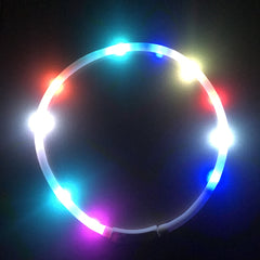 USB Rechargeable LED Light-Up Dog Collar – Adjustable Silicone Safety Collar eprolo