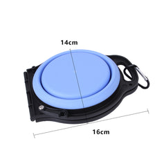 portable collapsible silicone dog bowl for travel