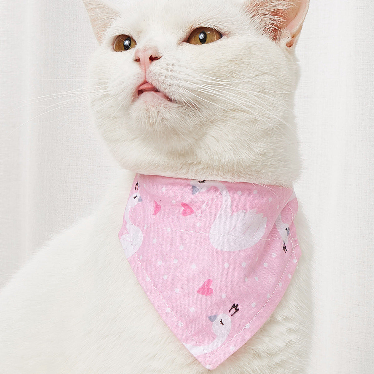 Cartoon Pet Bandana Collar – Cotton Triangle Towel for Cats & Dogs eprolo