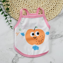 Pet supplies pet clothes cute fruit camisoles tank tops breathable pet sunscreen mosquito and insect repellent products eprolo
