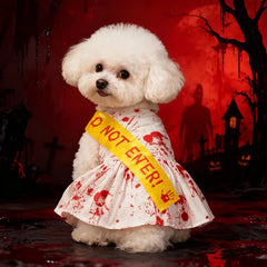 Pet Halloween Bloody Seal Four-Legged Dress for Dogs, Pet Clothing eprolo