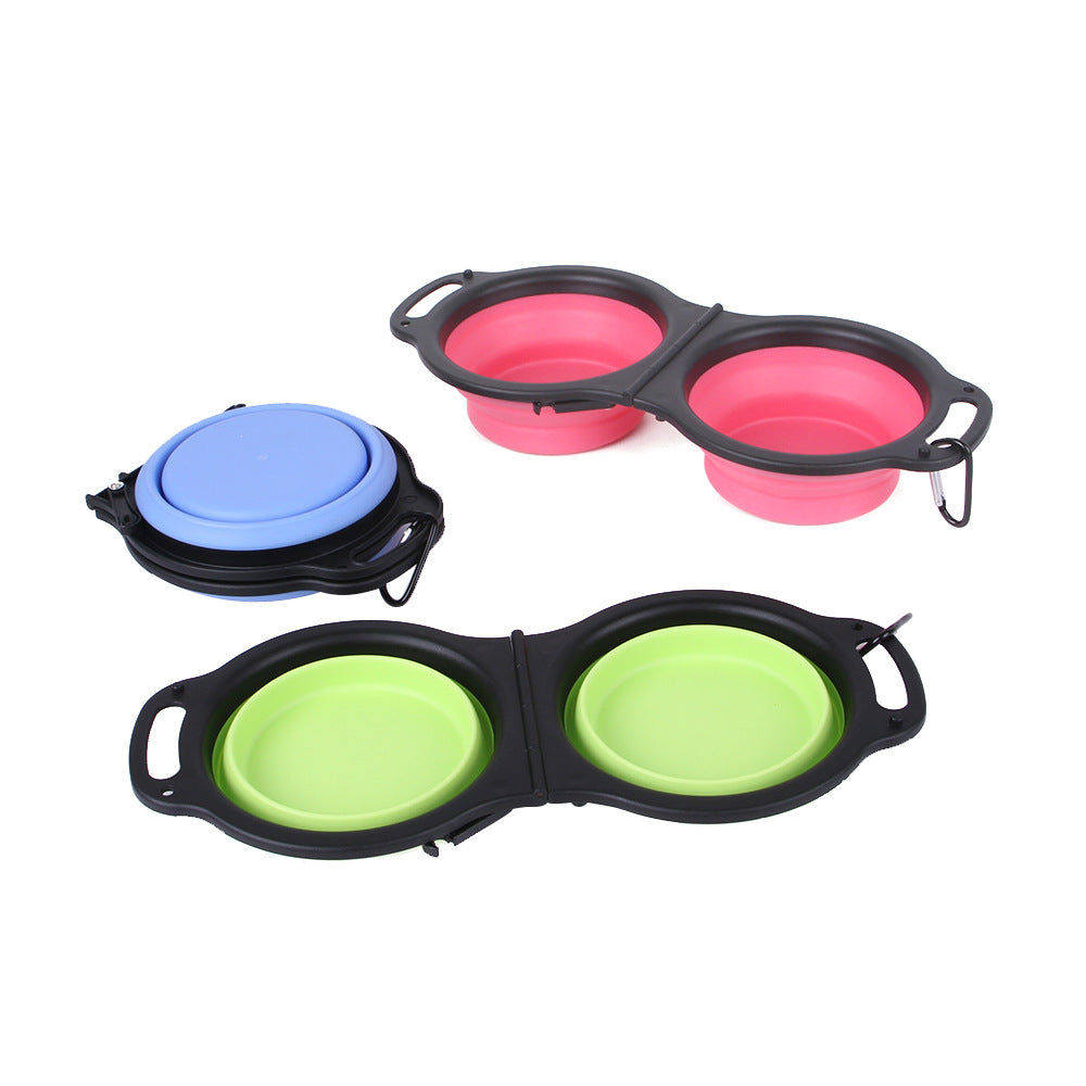 compact collapsible pet bowl for outdoor adventures