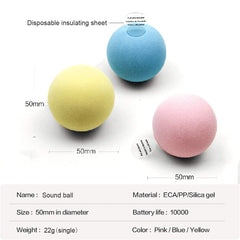 Fun interactive ball toy for kittens