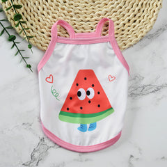 Pet supplies pet clothes cute fruit camisoles tank tops breathable pet sunscreen mosquito and insect repellent products eprolo