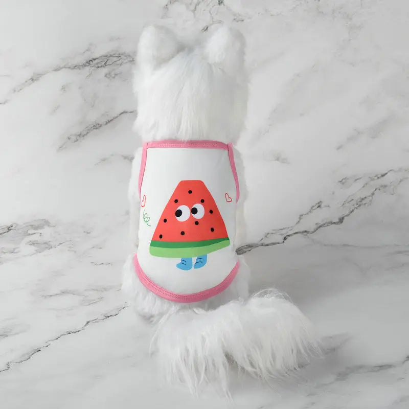 Pet supplies pet clothes cute fruit camisoles tank tops breathable pet sunscreen mosquito and insect repellent products eprolo