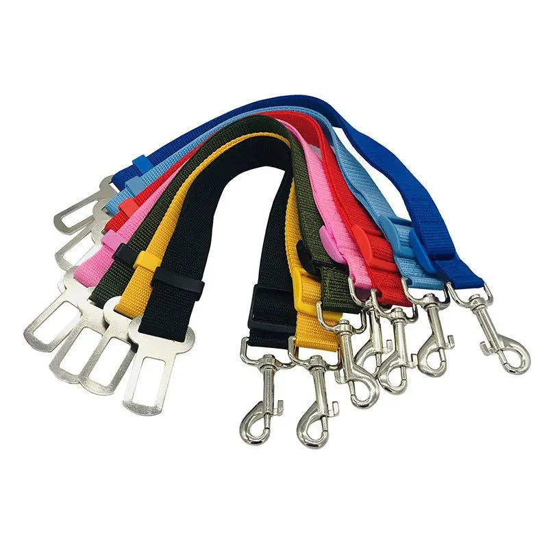 Pet products, car adjustable safety belt, traction belt, dog mounted fixed pet car safety belt eprolo