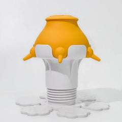 Stable silicone dog feeding bowl with suction cup base