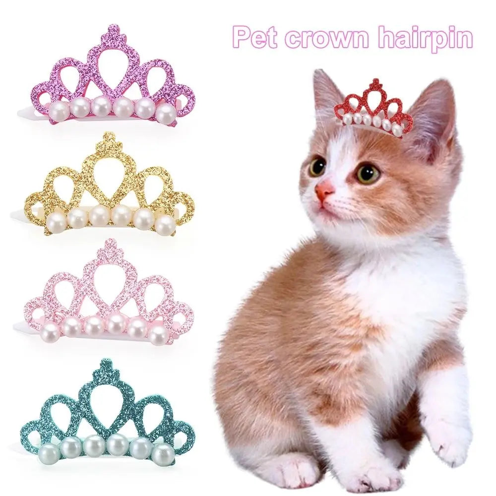 decorative cat hair clips and dog accessories