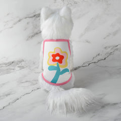 Cute summer pet apparel fruit print camisole