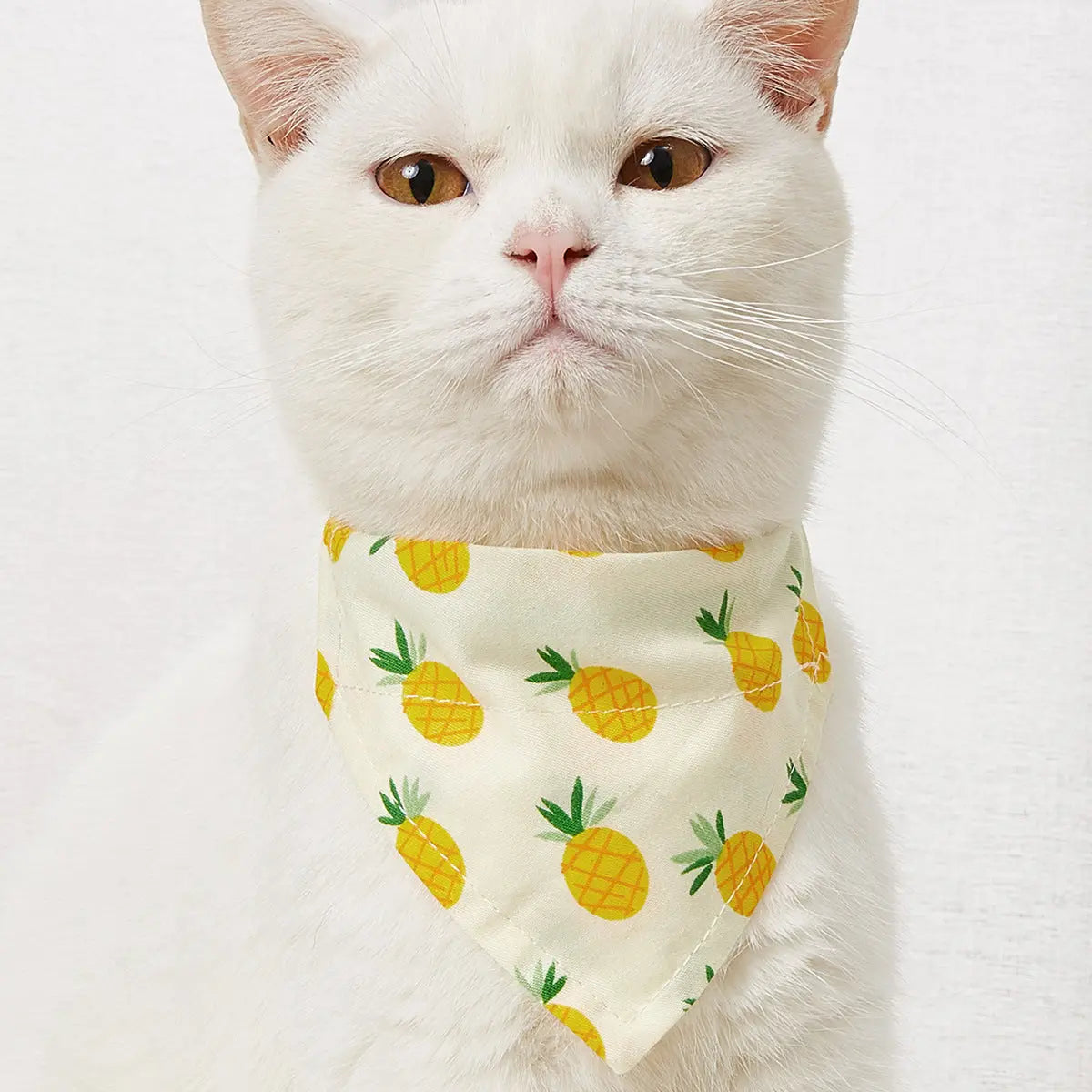 Cartoon Pet Bandana Collar – Cotton Triangle Towel for Cats & Dogs eprolo