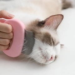 Pet deshedding comb dual-sided grooming tool for dogs and cats