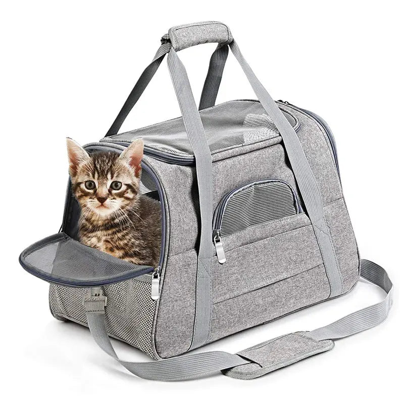 Travel cat backpack with breathable durable material