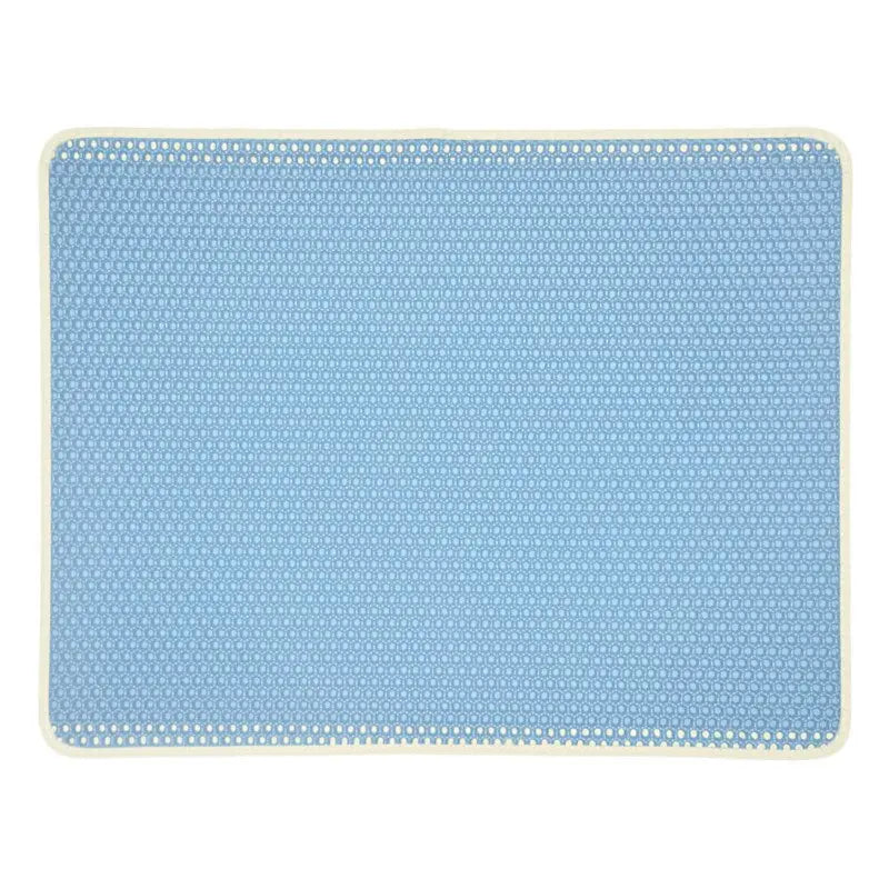 Waterproof double-layer cat litter mat for trapping litter