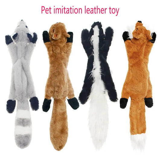 Pet Products Dog Imitation Animal Skin Toys 45cm Pet Sound Plush Toys Pet Toys eprolo