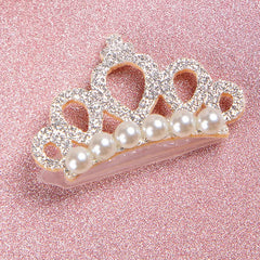 Cute Pet Hair Clip Headwear – Frog, Crown & Pearl Flower Accessories for Cats & Dogs eprolo