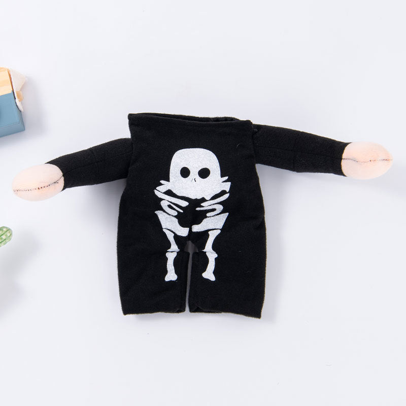Pet clothes are funny take a knife transform into a pet dog Halloween pet eprolo