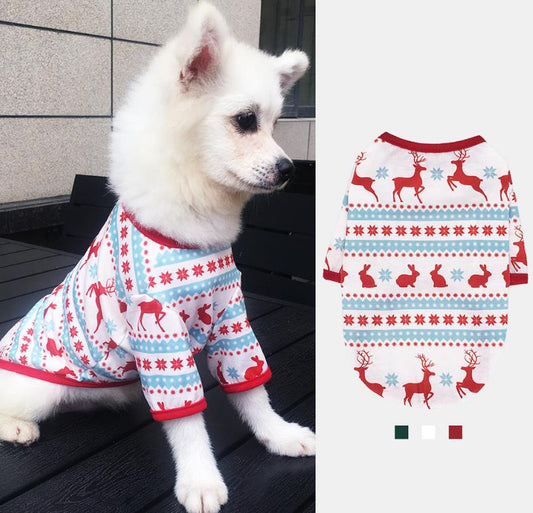 cute pet apparel Christmas outfit for dogs