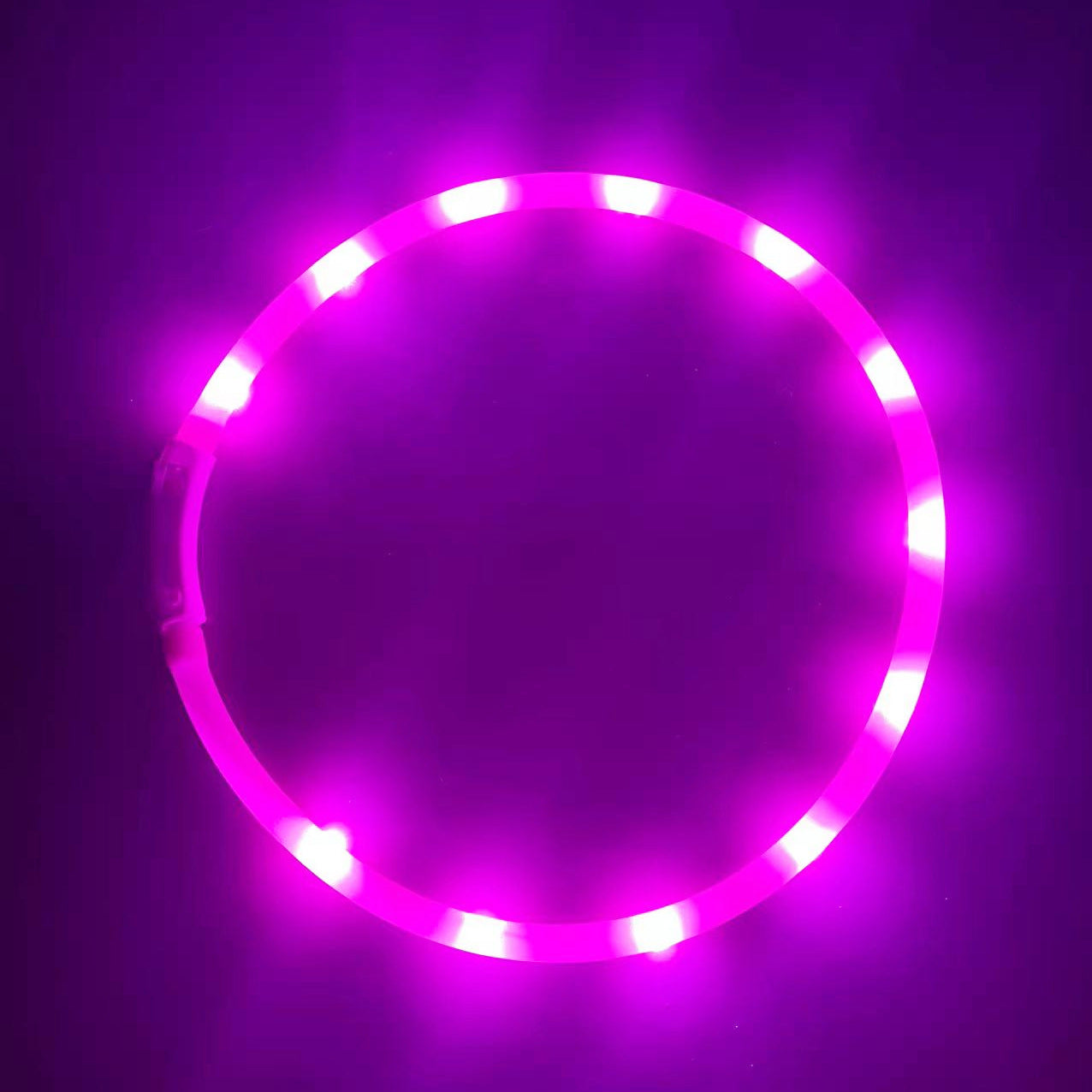 USB Rechargeable LED Light-Up Dog Collar – Adjustable Silicone Safety Collar eprolo