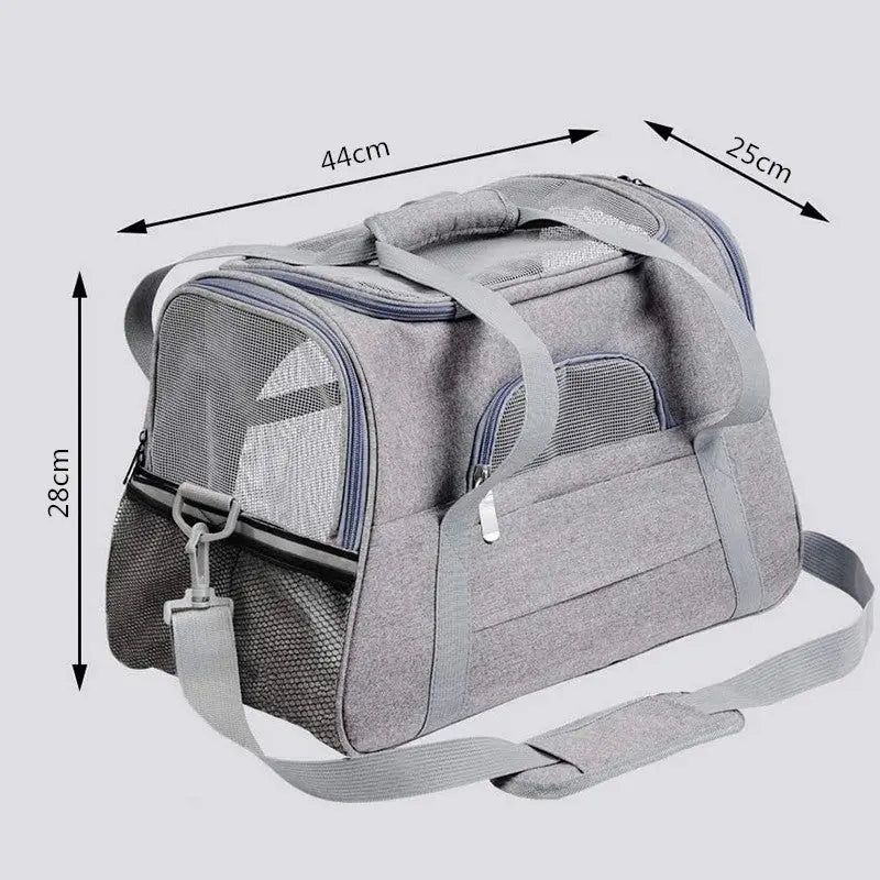 Durable travel cat carrier backpack for pet parents