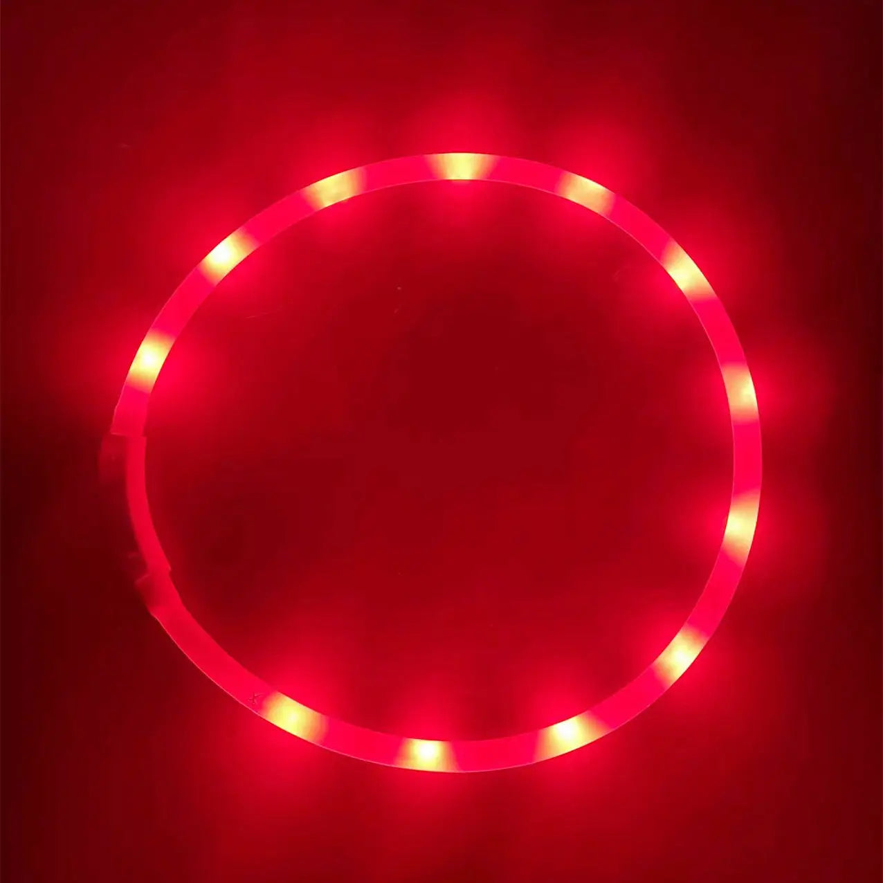 USB Rechargeable LED Light-Up Dog Collar – Adjustable Silicone Safety Collar eprolo