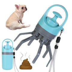 Portable Dog Pooper Scooper with Built-In Bag Dispenser – Eight-Claw Shovel eprolo