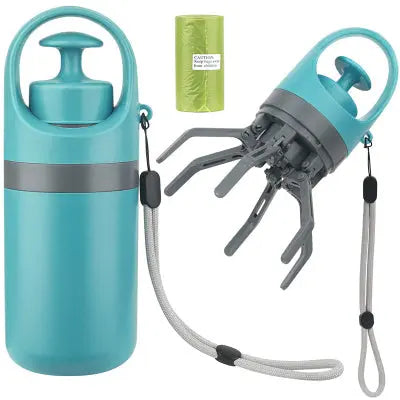 Portable Dog Pooper Scooper with Built-In Bag Dispenser – Eight-Claw Shovel eprolo