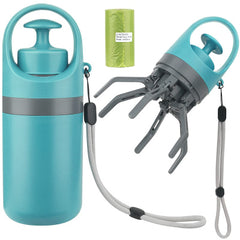 Portable Dog Pooper Scooper with Built-In Bag Dispenser – Eight-Claw Shovel eprolo