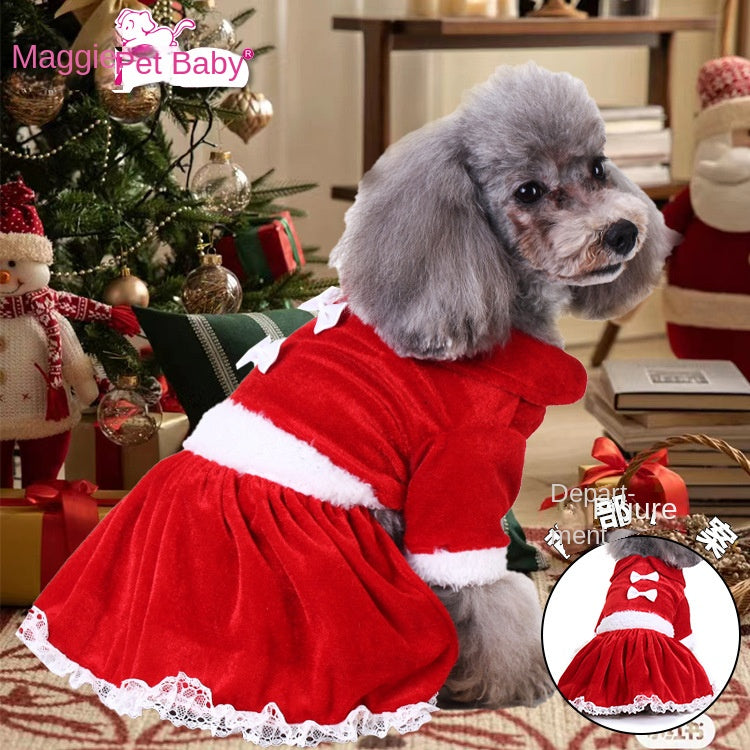 Christmas Dog Costume – Funny Holiday Outfit for Dogs (S–XL) eprolo