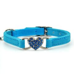Velvet Cat Collar with Diamond Bell – 8 Colors eprolo