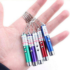 Mini laser pointer cat toy for interactive indoor play