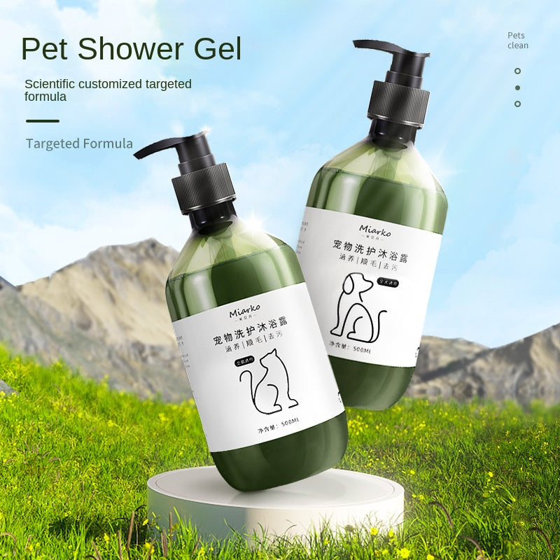 Deodorizing Pet Shampoo 500ml – Scented Bath Wash for Cats & Dogs eprolo