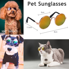 1pc Lovely Pet Cat Glasses Small Dog Glasses Pet Products for Little Dog Cat Eye-Wear Dog Sunglasses Photos Pet Accessories eprolo