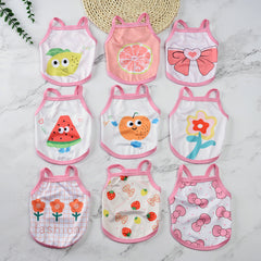 Pet supplies pet clothes cute fruit camisoles tank tops breathable pet sunscreen mosquito and insect repellent products eprolo