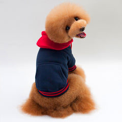 Color Block Cotton Dog Sweater – Cozy Casual Knitwear for Pets eprolo