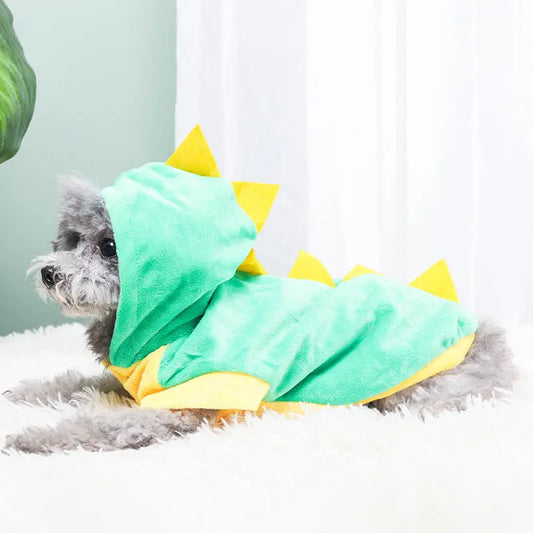 Funny Dinosaur Costume Pet Clothes Teddy Clothes Dog Clothes Cat Pet Supplies eprolo