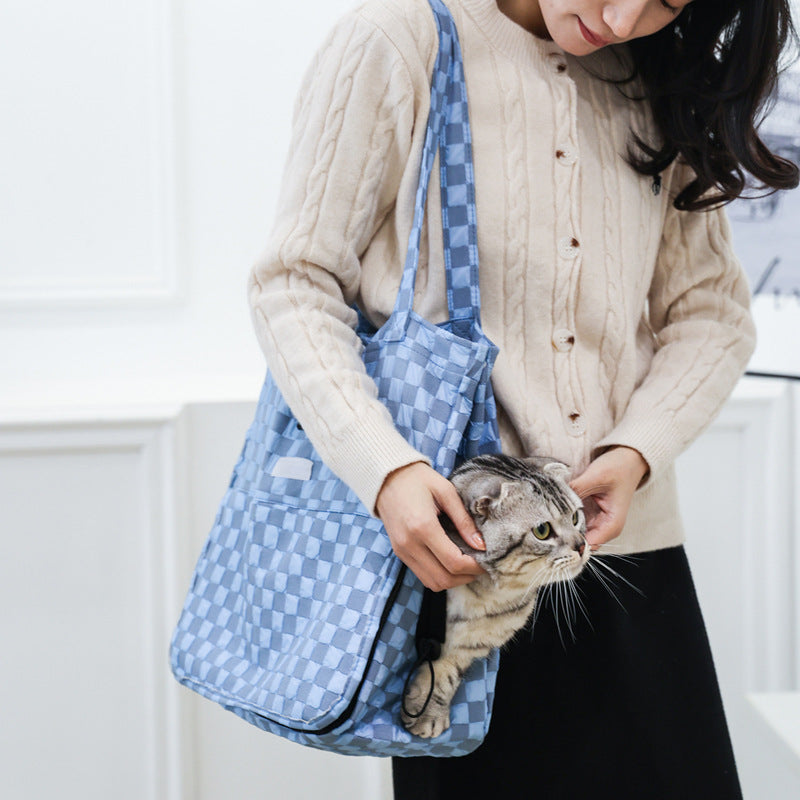 Small dog portable shoulder carrier bag