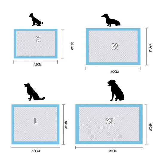 Pet Urine Pad Diaper Dog Urine Pad Diaper Thickened Diaper Dehumidification Cat Pet Training Toilet Supplies eprolo