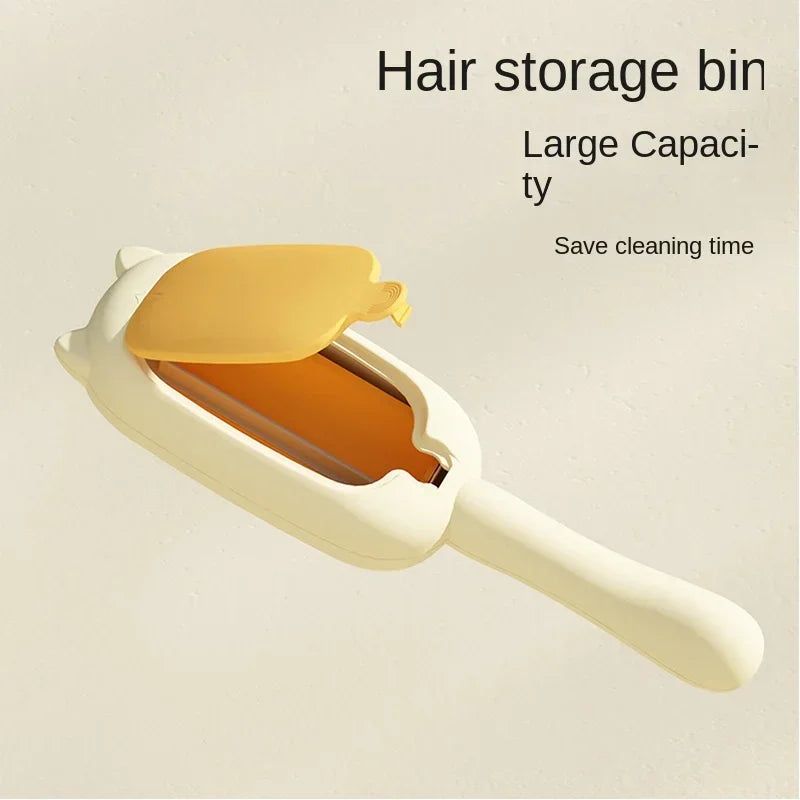 Reusable pet hair remover brush for sofas and carpets