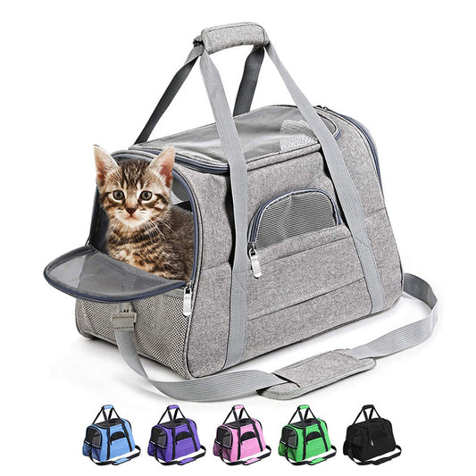 Cat travel backpack for comfortable pet transportation