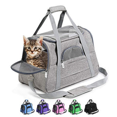 Cat travel backpack for comfortable pet transportation