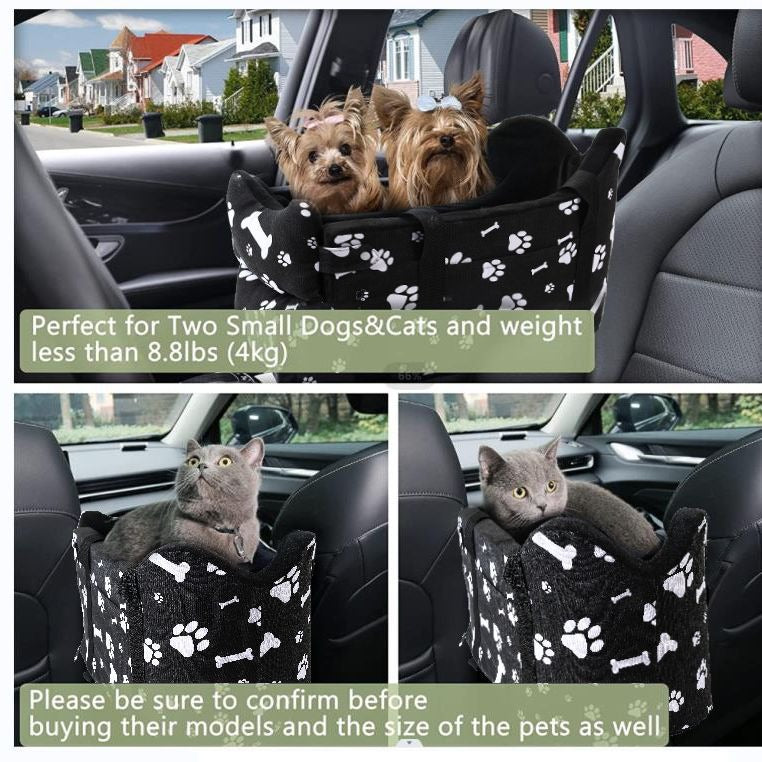 All-Season Car Pet Nest – Cozy Travel Bed for Cats & Dogs eprolo
