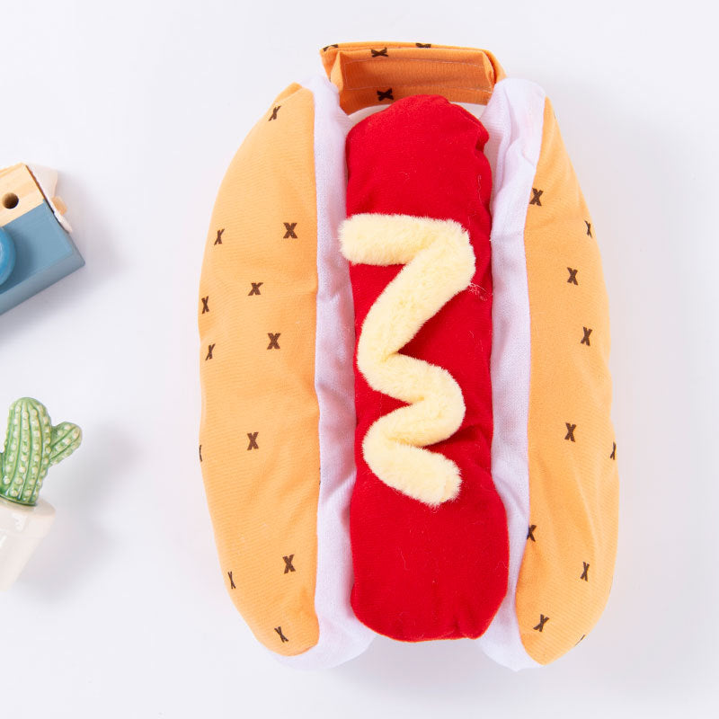 Pet clothes are funny take a knife transform into a pet dog Halloween pet eprolo