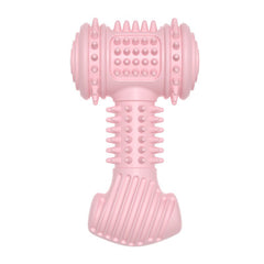 Durable TPR dog dental chew toy close-up for teeth cleaning