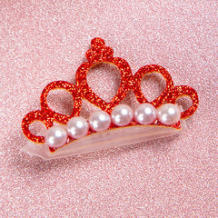 Cute Pet Hair Clip Headwear – Frog, Crown & Pearl Flower Accessories for Cats & Dogs eprolo