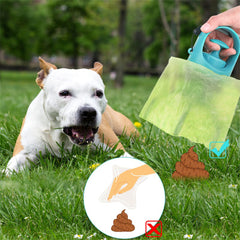 Portable Dog Pooper Scooper with Built-In Bag Dispenser – Eight-Claw Shovel eprolo