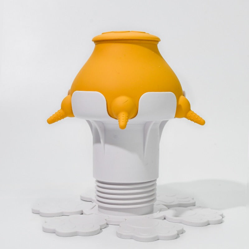 New food grade silicone suction cup pet breastfeeding device with suction cup integrated cat and dog tableware silicone portable products
