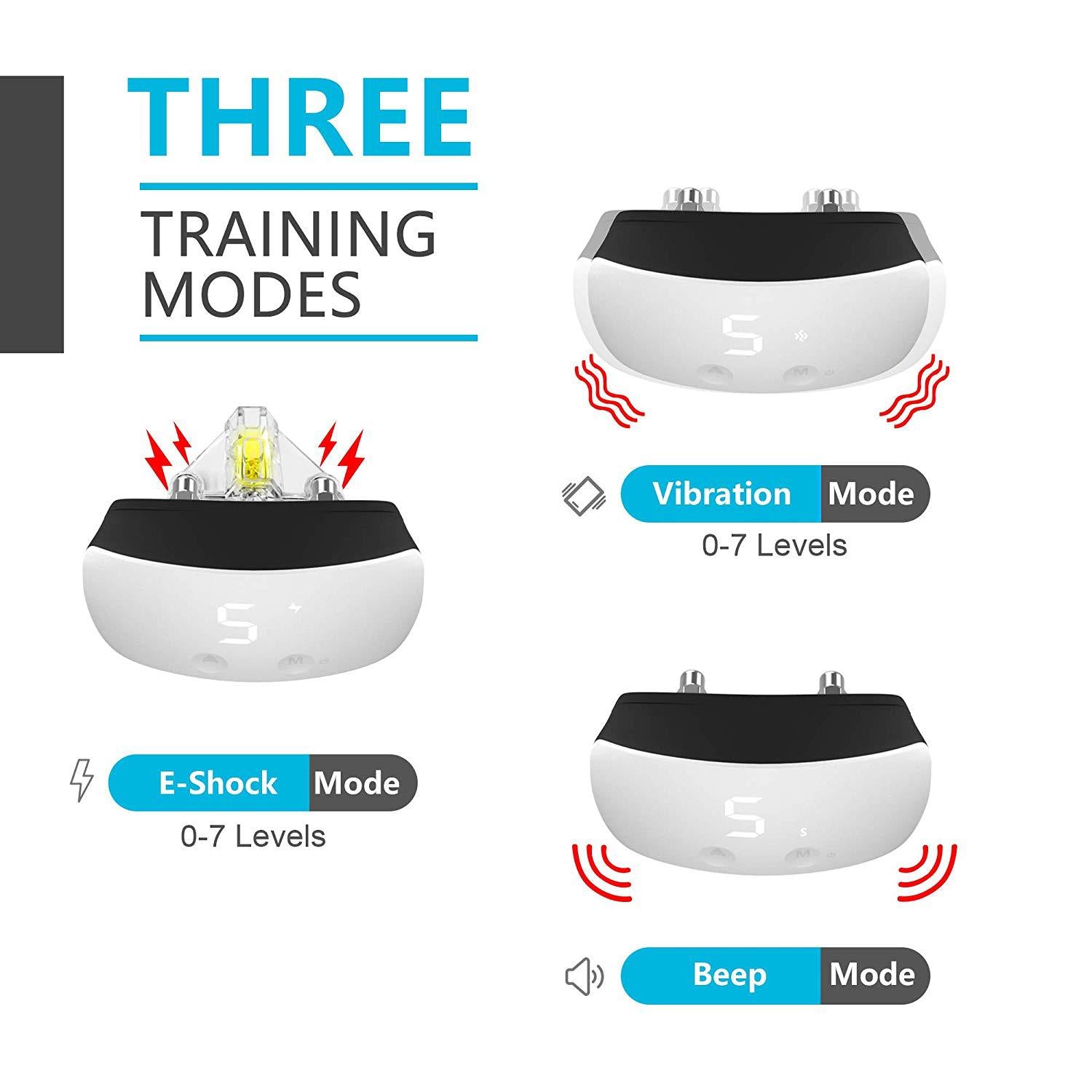 Dog training device for managing unwanted barking