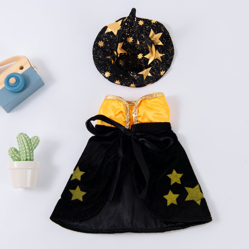 Pet clothes are funny take a knife transform into a pet dog Halloween pet eprolo