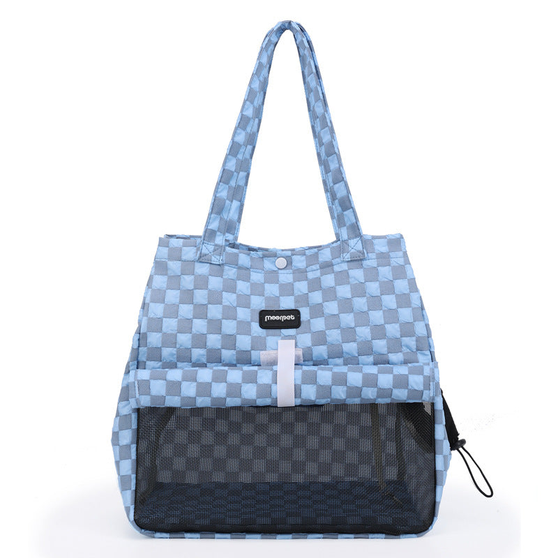 Portable pet carrier bag for cats and small dogs